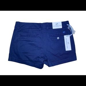 Southern Tide 3” Leah Shorts Navy Blue NWT Size 2